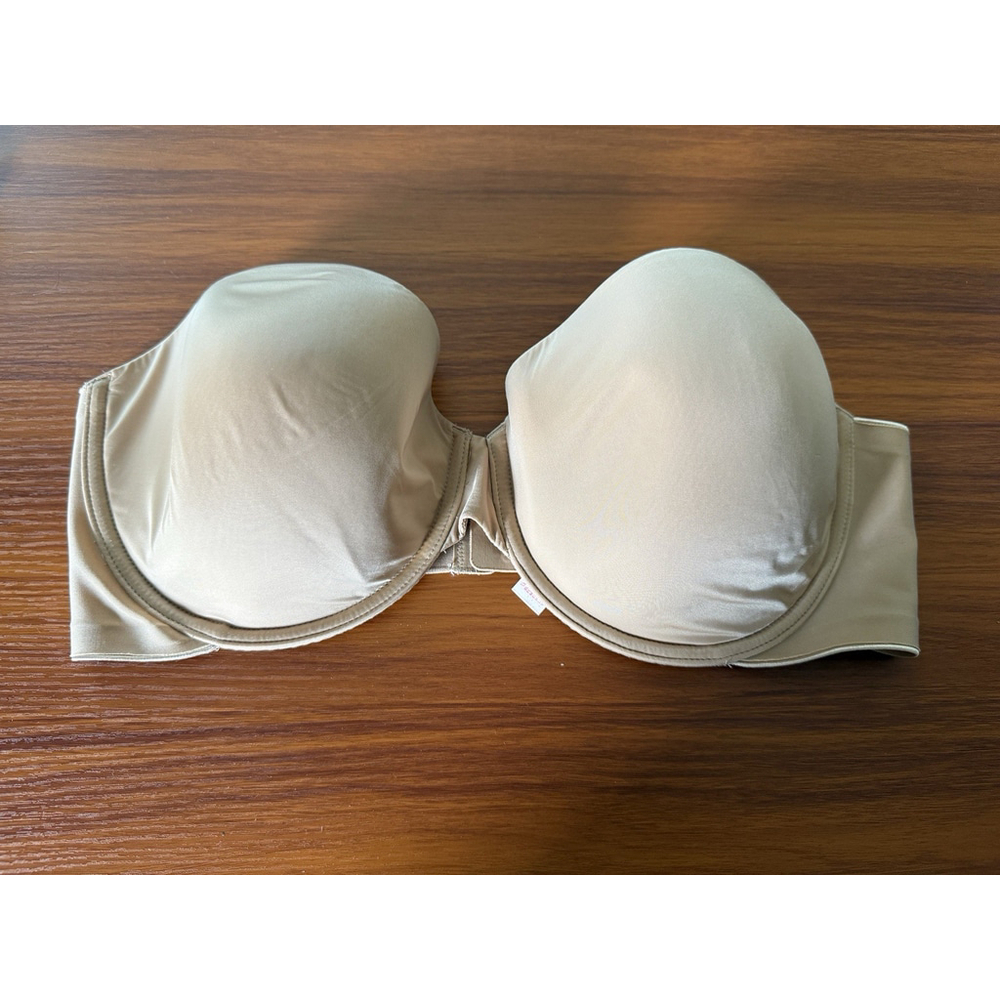 Victoria's Secret Nude Lined Underwire Strapless Bra Size 38D